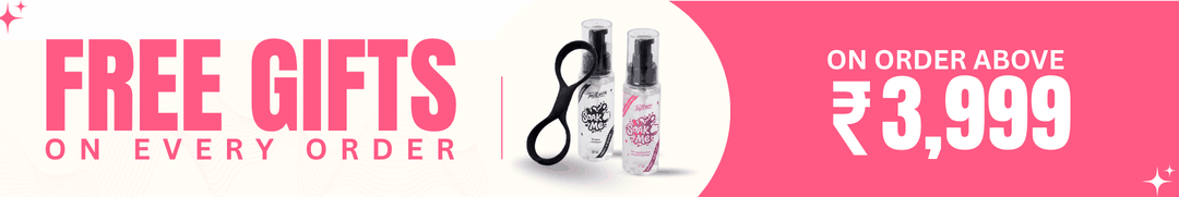 Free gifts on every order above Rs. 3,999